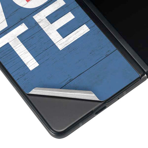 Vote Democrat Galaxy Z Fold3 5G Skin