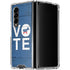 Vote Democrat Galaxy Z Fold4 5G Clear Case