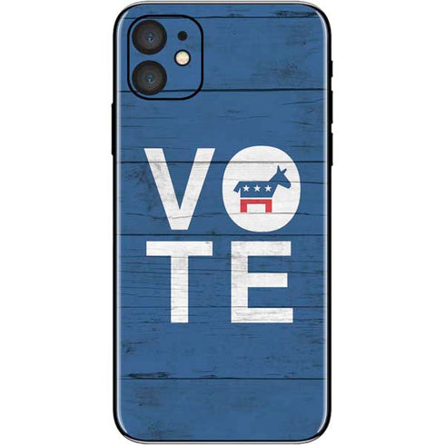 Vote Democrat iPhone 11 Skin
