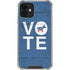 Vote Democrat iPhone 12 Clear Case