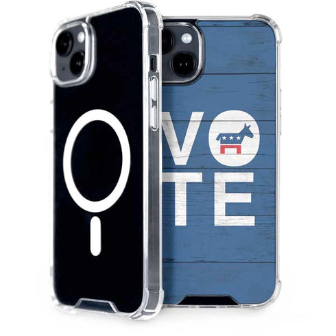 Vote Democrat iPhone 15 Plus MagSafe Case