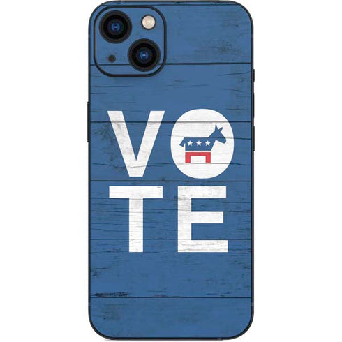 Vote Democrat iPhone 14 Plus Skin