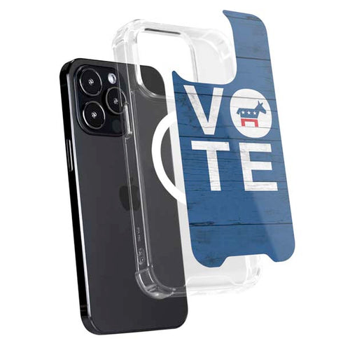 Vote Democrat iPhone 14 Pro MagSafe Case