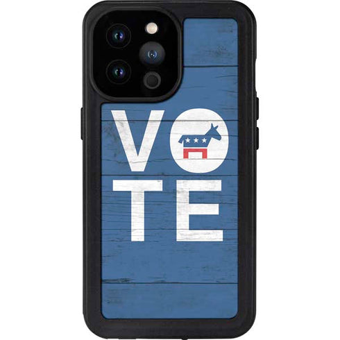 Vote Democrat iPhone 14 Pro Max Waterproof Case