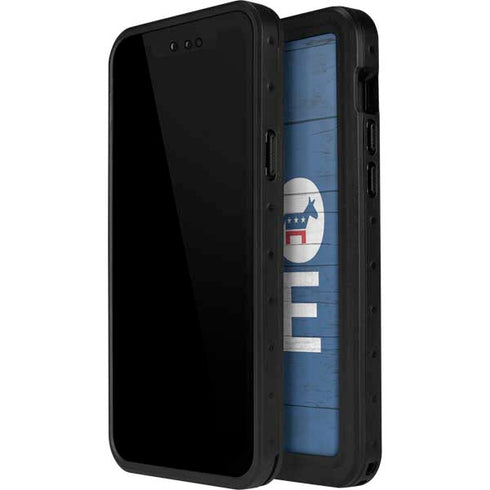Vote Democrat iPhone 15 Waterproof Case