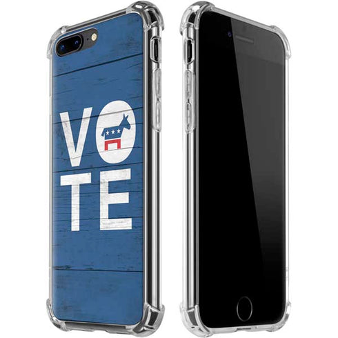Vote Democrat iPhone 7/8 Plus Clear Case