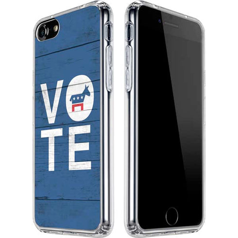 Vote Democrat iPhone SE (2nd & 3rd Gen) Clear Case