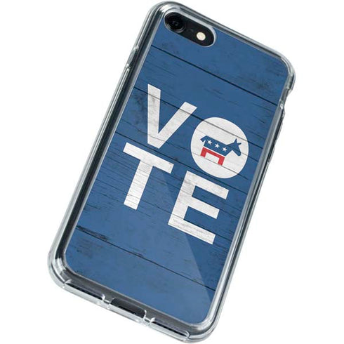 Vote Democrat iPhone SE (2nd & 3rd Gen) Clear Case