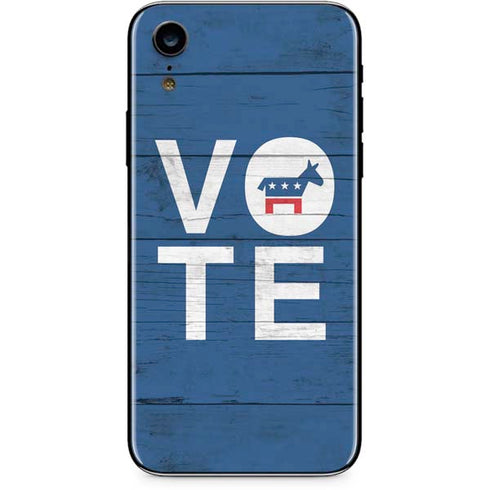 Vote Democrat iPhone XR Skin