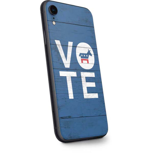 Vote Democrat iPhone XR Skin