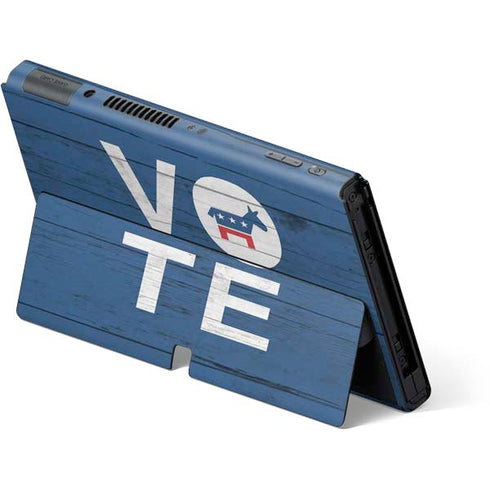 Vote Democrat Nintendo Switch OLED (2021) Skin