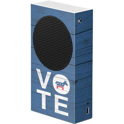 Vote Democrat Xbox Series S Console Skin