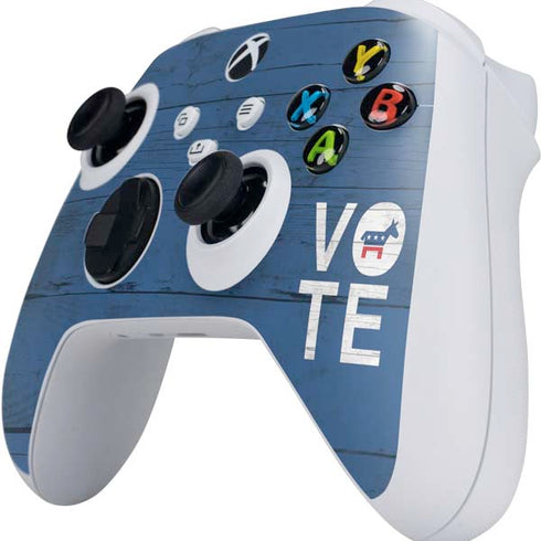 Vote Democrat Xbox Series S Controller Skin
