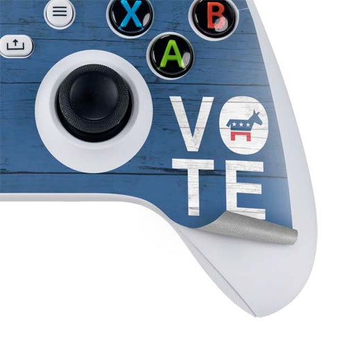 Vote Democrat Xbox Series S Controller Skin
