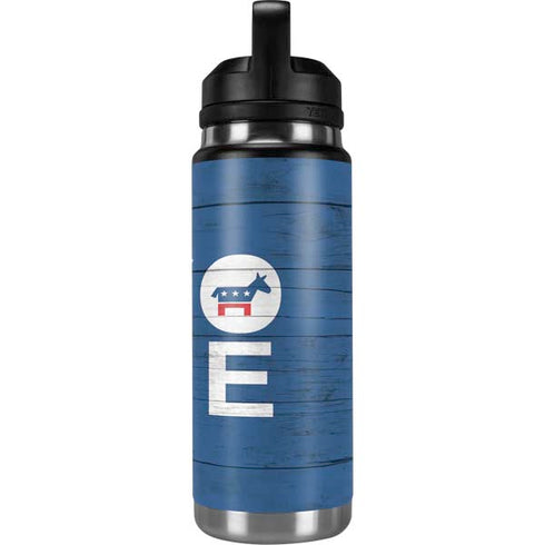 Vote Democrat YETI Rambler 26oz Bottle Skin