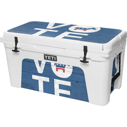 Vote Democrat YETI Tundra 75 Hard Cooler Skin
