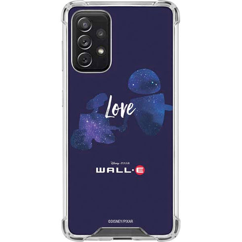 Disney Wall-E Love Galaxy A72 5G Clear Case