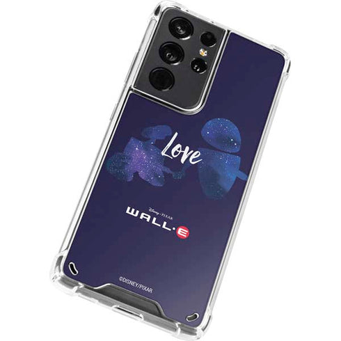 Disney Wall-E Love Galaxy S21 Ultra 5G Clear Case