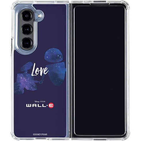 Disney Wall-E Love Galaxy Z Fold5 5G Clear Case