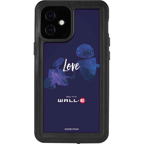 Disney Wall-E Love iPhone 12 Mini Waterproof Case