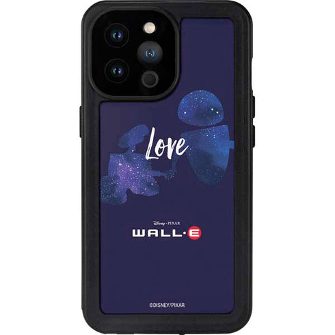 Disney Wall-E Love iPhone 14 Pro Max Waterproof Case