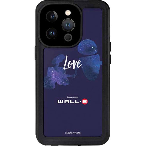 Disney Wall-E Love iPhone 14 Pro Waterproof Case