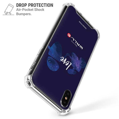 Disney Wall-E Love iPhone XS Max Clear Case