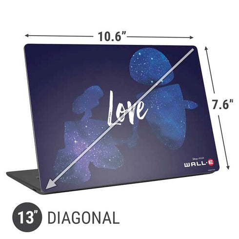 Disney Wall-E Love Universal Laptop 13in (10.6 x 7.6in) Skin