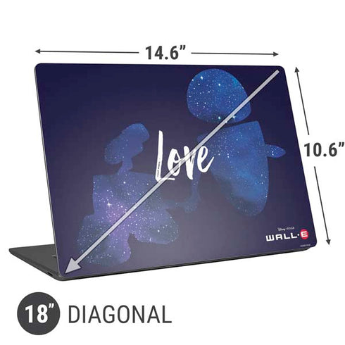 Disney Wall-E Love Universal Laptop 18in (14.6 x 10.6in) Skin