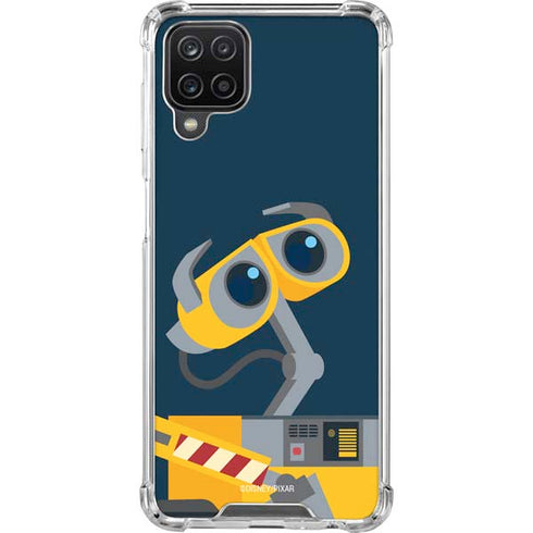 Disney Wall-E Character Art Galaxy A12 Clear Case