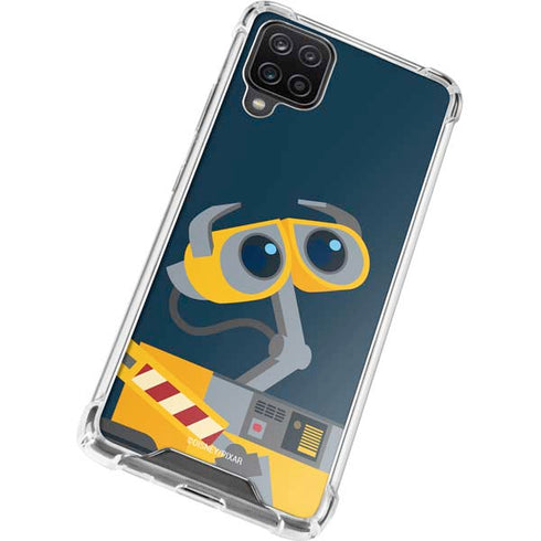 Disney Wall-E Character Art Galaxy A12 Clear Case