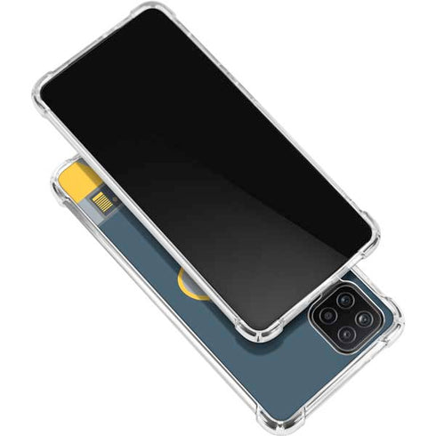 Disney Wall-E Character Art Galaxy A12 Clear Case