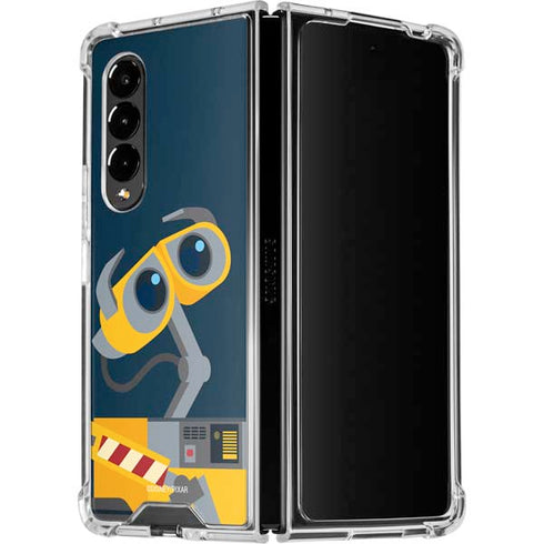 Disney Wall-E Character Art Galaxy Z Fold4 5G Clear Case