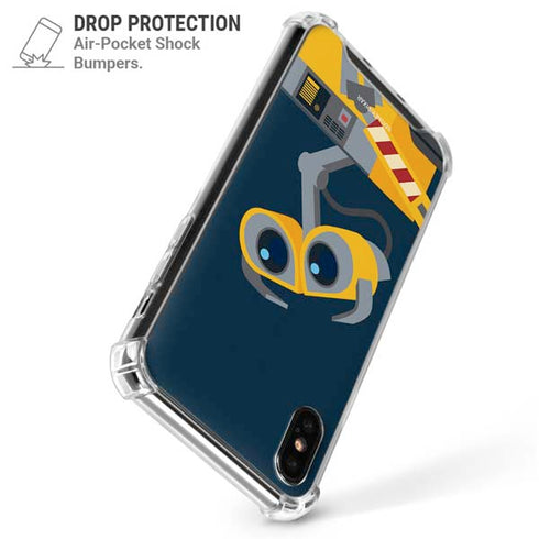 Disney Wall-E Character Art iPhone XS Max Clear Case