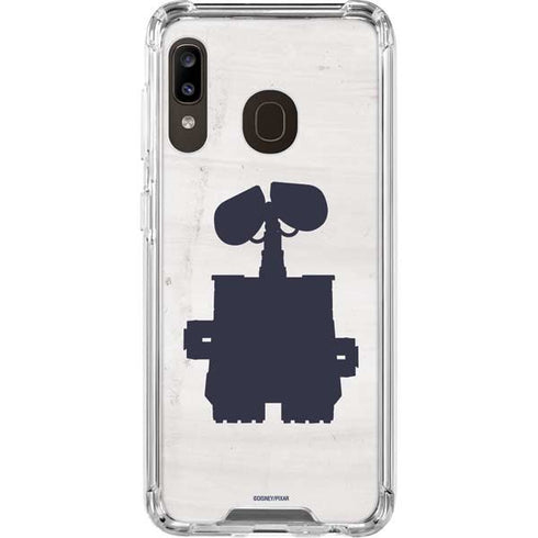 Disney Wall-E Silhouette Galaxy A30 Clear Case