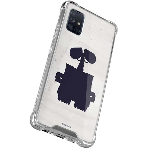 Disney Wall-E Silhouette Galaxy A71 5G Clear Case