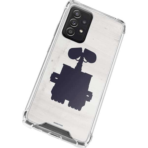 Disney Wall-E Silhouette Galaxy A72 5G Clear Case