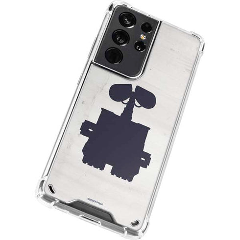 Disney Wall-E Silhouette Galaxy S21 Ultra 5G Clear Case