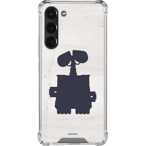 Disney Wall-E Silhouette Galaxy S23 Plus Clear Case