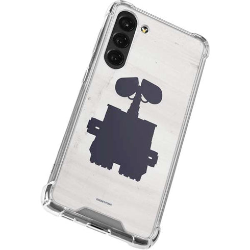 Disney Wall-E Silhouette Galaxy S23 Plus Clear Case