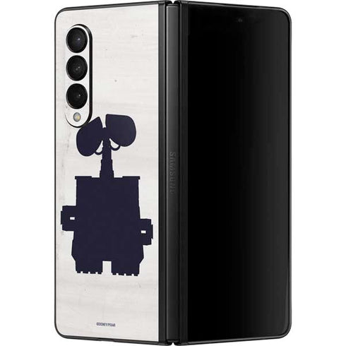 Disney Wall-E Silhouette Galaxy Z Fold3 5G Skin