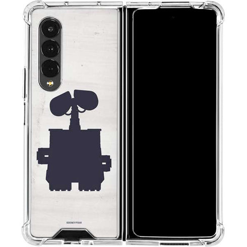 Disney Wall-E Silhouette Galaxy Z Fold4 5G Clear Case