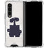 Disney Wall-E Silhouette Galaxy Z Fold4 5G Clear Case
