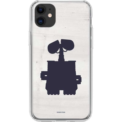 Disney Wall-E Silhouette iPhone 11 Clear Case