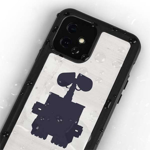 Disney Wall-E Silhouette iPhone 12 Mini Waterproof Case