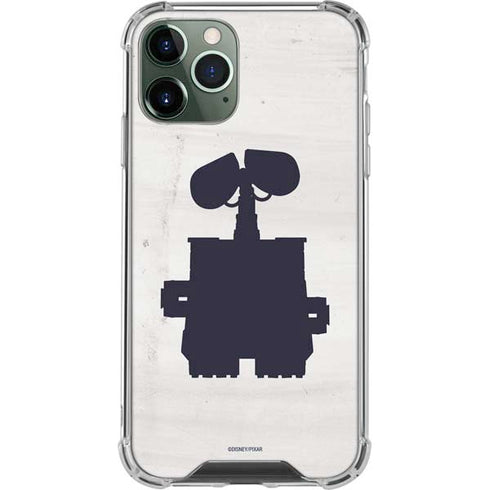 Disney Wall-E Silhouette iPhone 12 Pro Max Clear Case