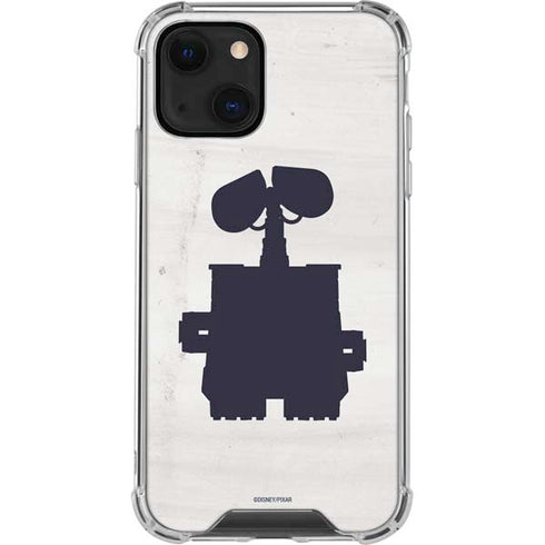 Disney Wall-E Silhouette iPhone 13 Mini Clear Case
