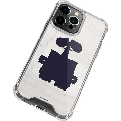 Disney Wall-E Silhouette iPhone 13 Pro Clear Case