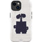 Disney Wall-E Silhouette iPhone 15 Plus Impact Case