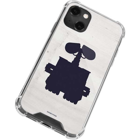 Disney Wall-E Silhouette iPhone 14 Plus Clear Case